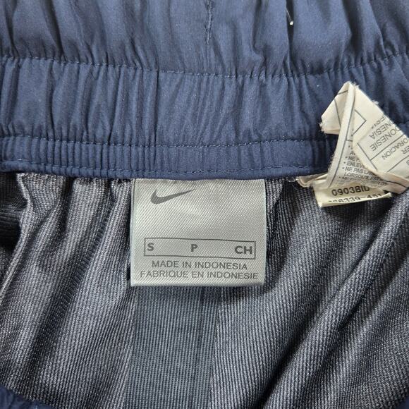 Vintage Nike Navy Blue Ankle Zip Adjustable Track Pants Women's Size Small - Picture 2 of 11